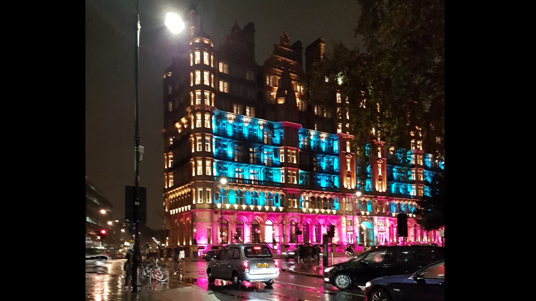 Colourful Building Lights